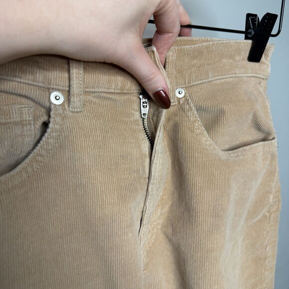EVERLANE Baby Cord Cheeky Crop Tan Corduroy Jeans US Size 27 - Picture 4 of 10